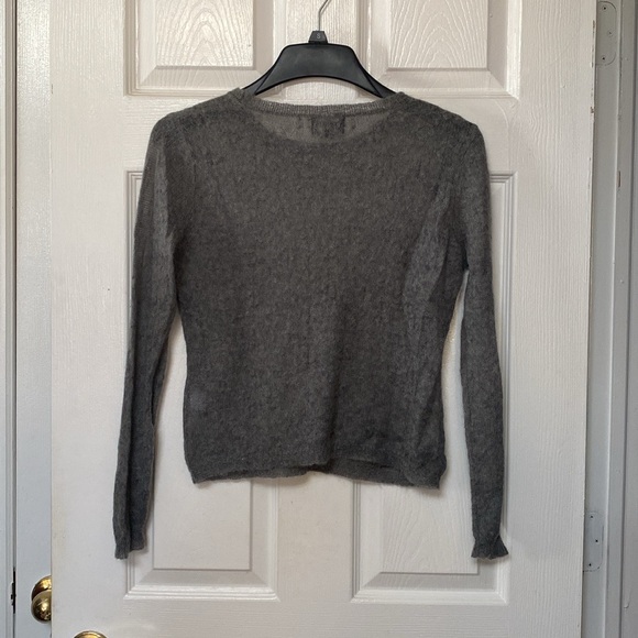 VTG 90’s For Joseph Light Grey Mohair Sweater Knit - Picture 2 of 10